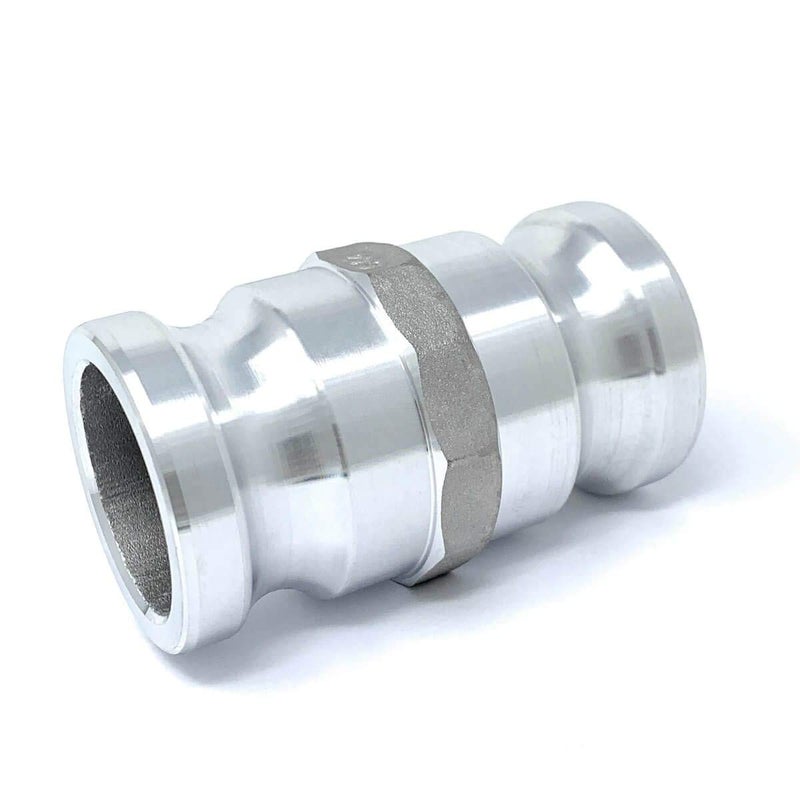 Gloxco Aluminum Type AA Cam and Groove Spool Adapter, 2" Male Camlock x 2" Male Camlock (CAM-20-AA-AL) - Image 1